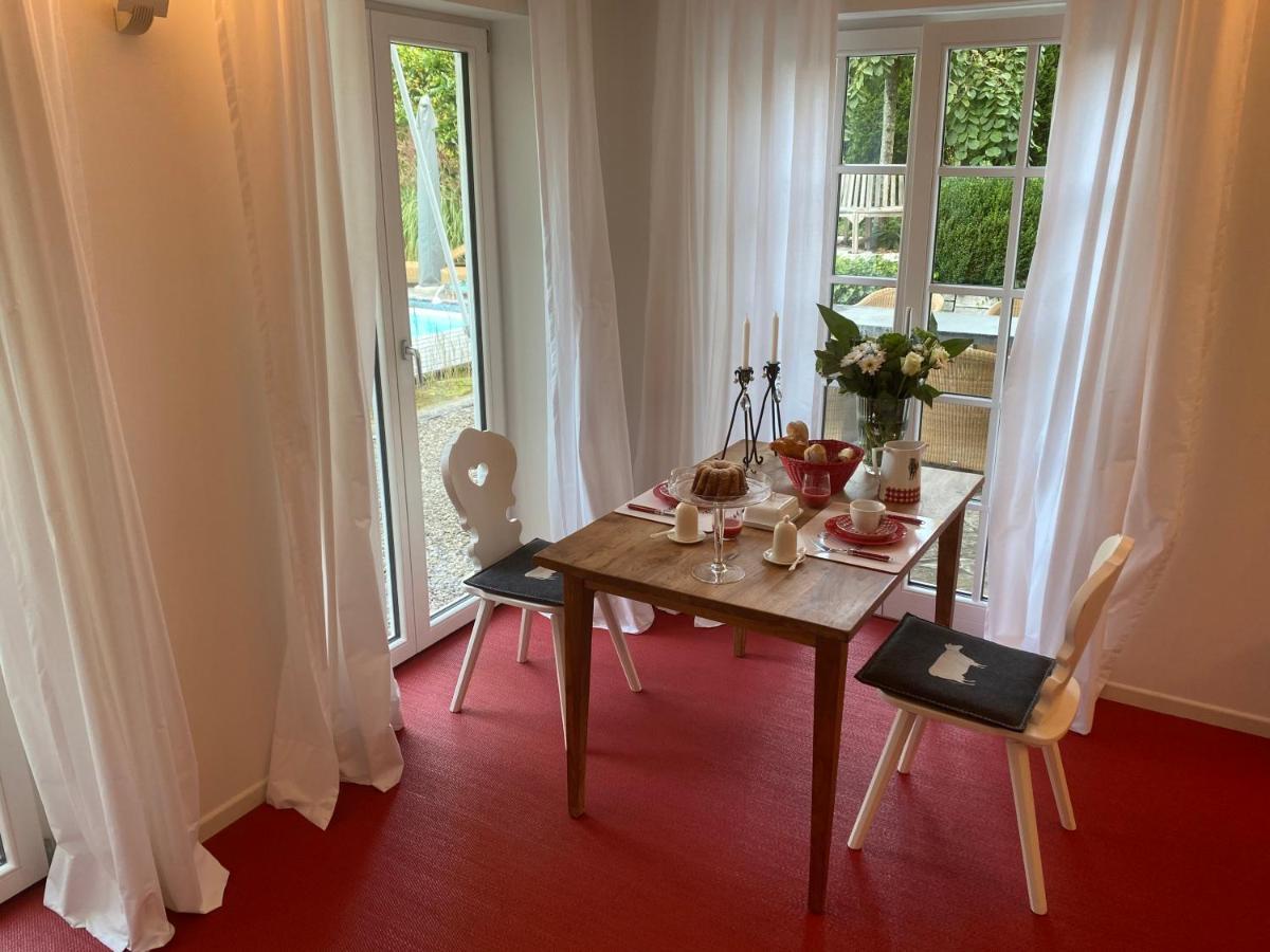 Landhaus Am Plattenbichl - Luxus Apartment Mit Privat-Pool Und Sauna - Im Sommer Bergbahn Inklusive Oberstdorf Kültér fotó