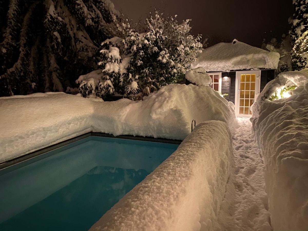 Landhaus Am Plattenbichl - Luxus Apartment Mit Privat-Pool Und Sauna - Im Sommer Bergbahn Inklusive Oberstdorf Kültér fotó