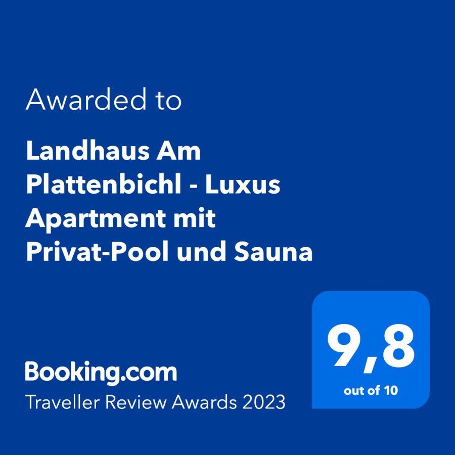 Landhaus Am Plattenbichl - Luxus Apartment Mit Privat-Pool Und Sauna - Im Sommer Bergbahn Inklusive Oberstdorf Kültér fotó